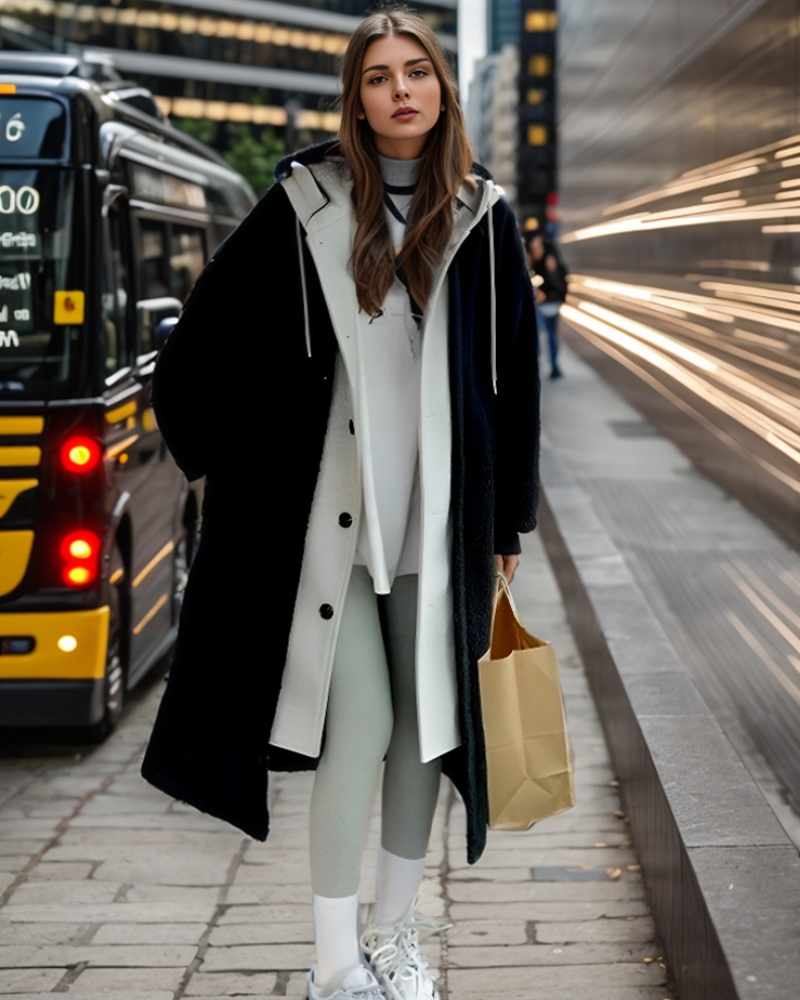 Long Teddy-Lined Winter Coat | Plush Warmth | Casual Elegance