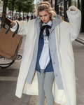 Long Teddy-Lined Winter Coat | Plush Warmth | Casual Elegance