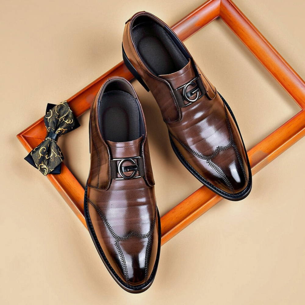 Classic Leather Shoes | Business Style | Elegant and Comfortable
