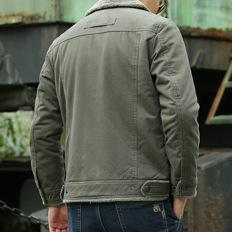 Sherpa-Lined Denim Jacket | Warm and Durable | Timeless Style