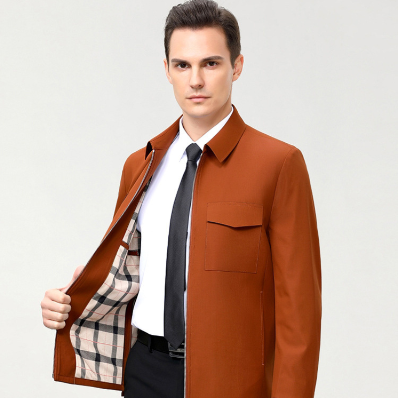 Tailored Lightweight Jacket | Plaid Lining | Modern Smart-Casual