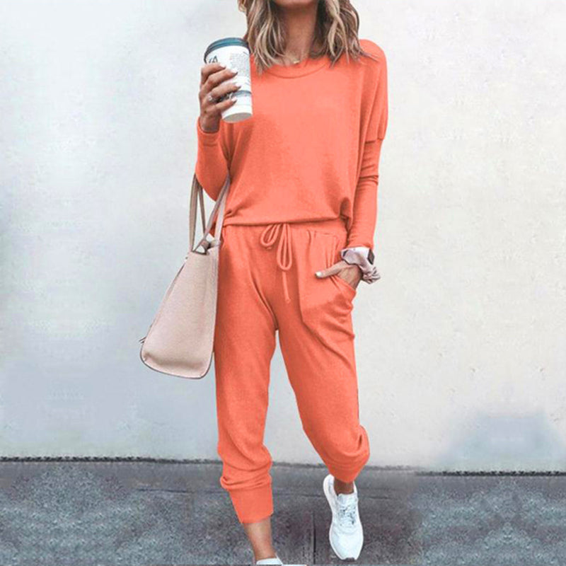 Two-Piece Lounge Set | Polyester & Spandex | Comfortable and Versatile