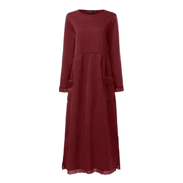 Knit Maxi Dress | High Neckline | Timeless and Cozy