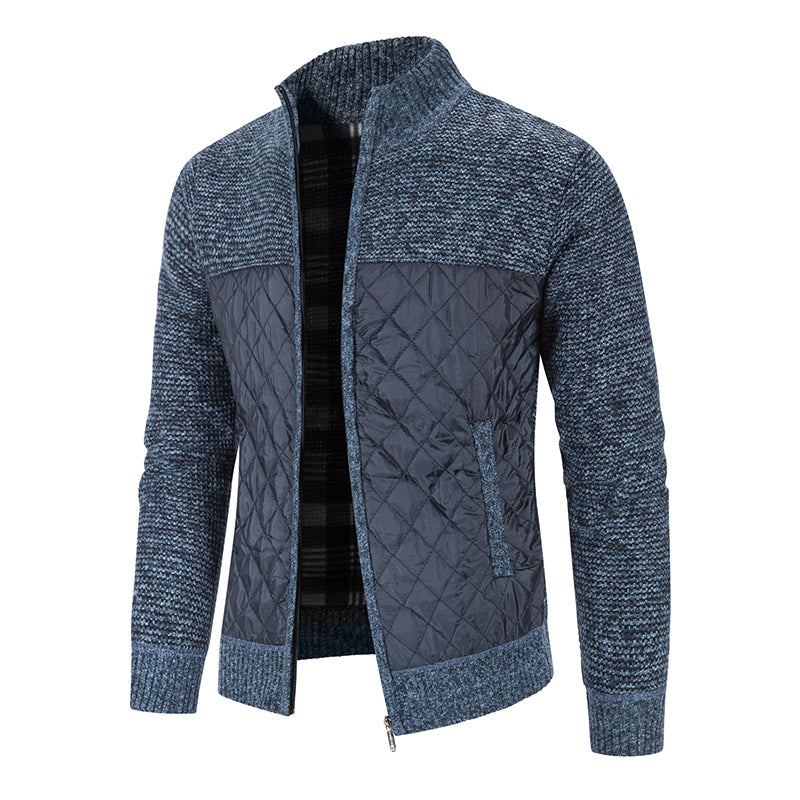 Knitted Jacket | Quilted Design | Smart Casual Wear