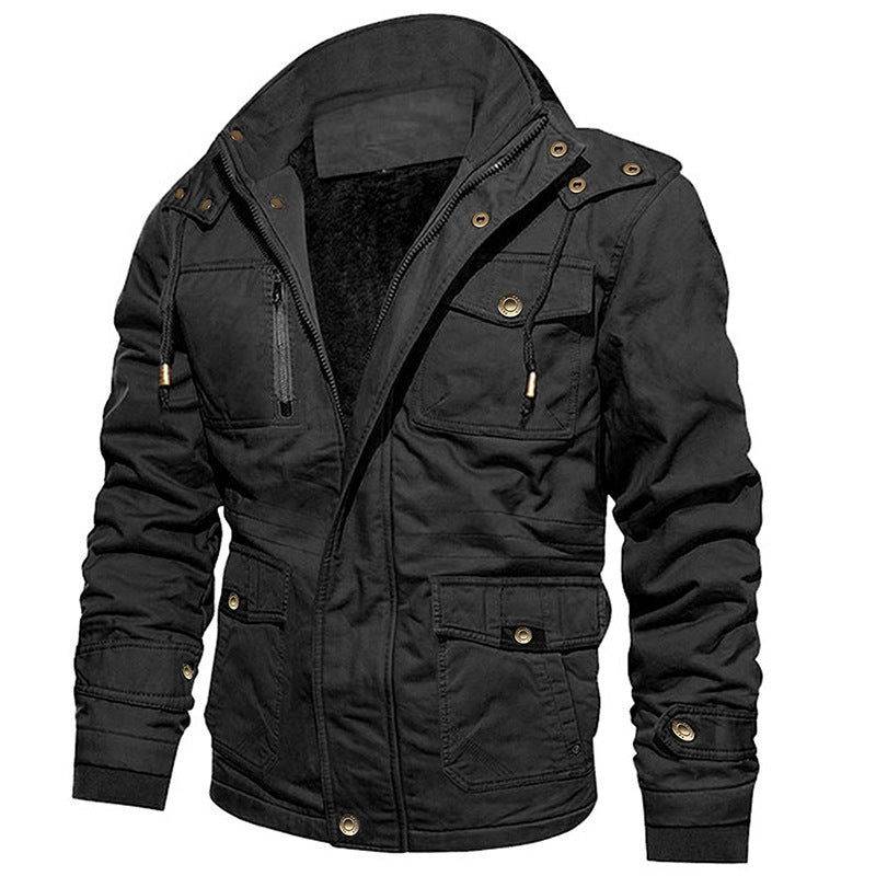 Utility Winter Jacket | Fleece-Lined | Durable Cotton Blend