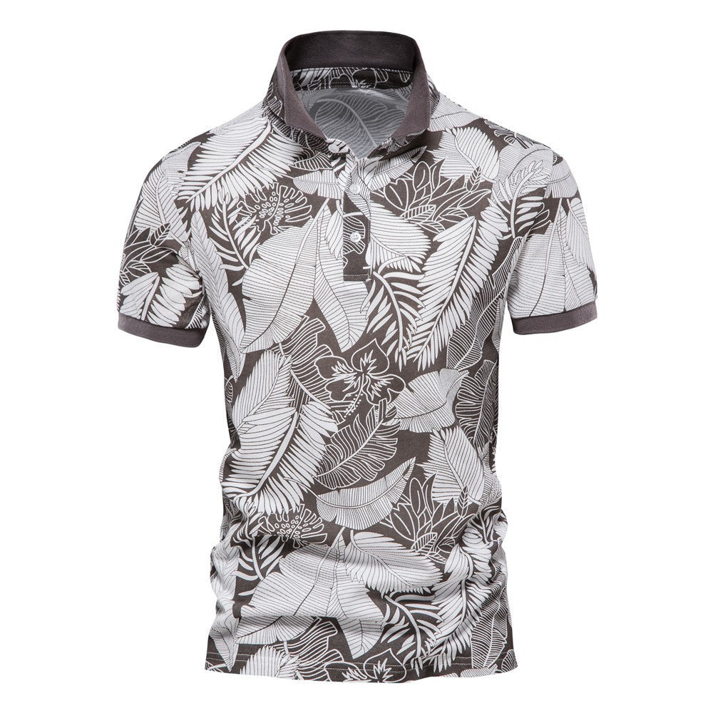 Men's Tropical Floral Polo Shirt | Casual & Stylish | Summer Essential