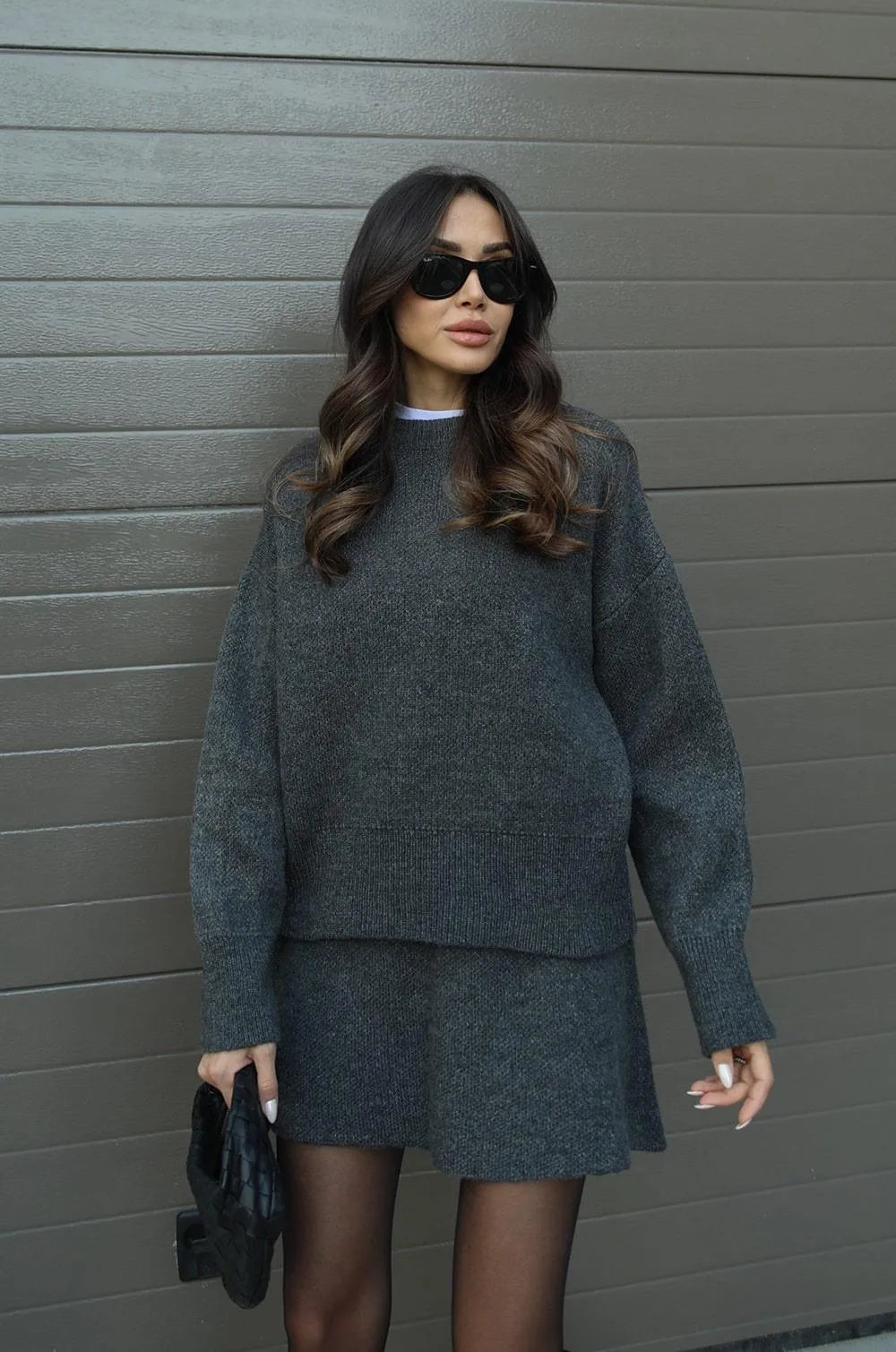 Sweater & Skirt | Knit Blend | Chic Fall Outfit