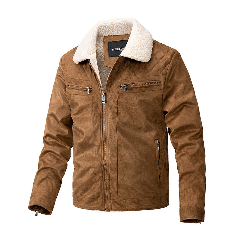 Sherpa-Lined Winter Jacket | Cotton Blend | Classic Design