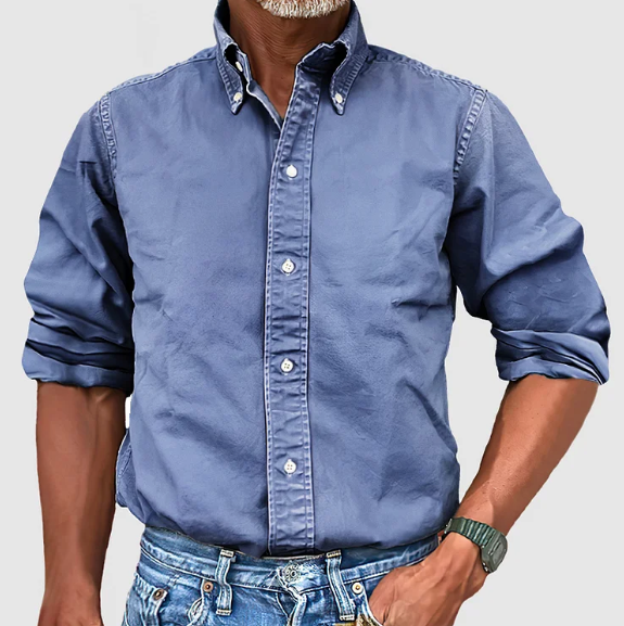 Classic Button-Up Shirt | 100% Cotton | Versatile and Timeless