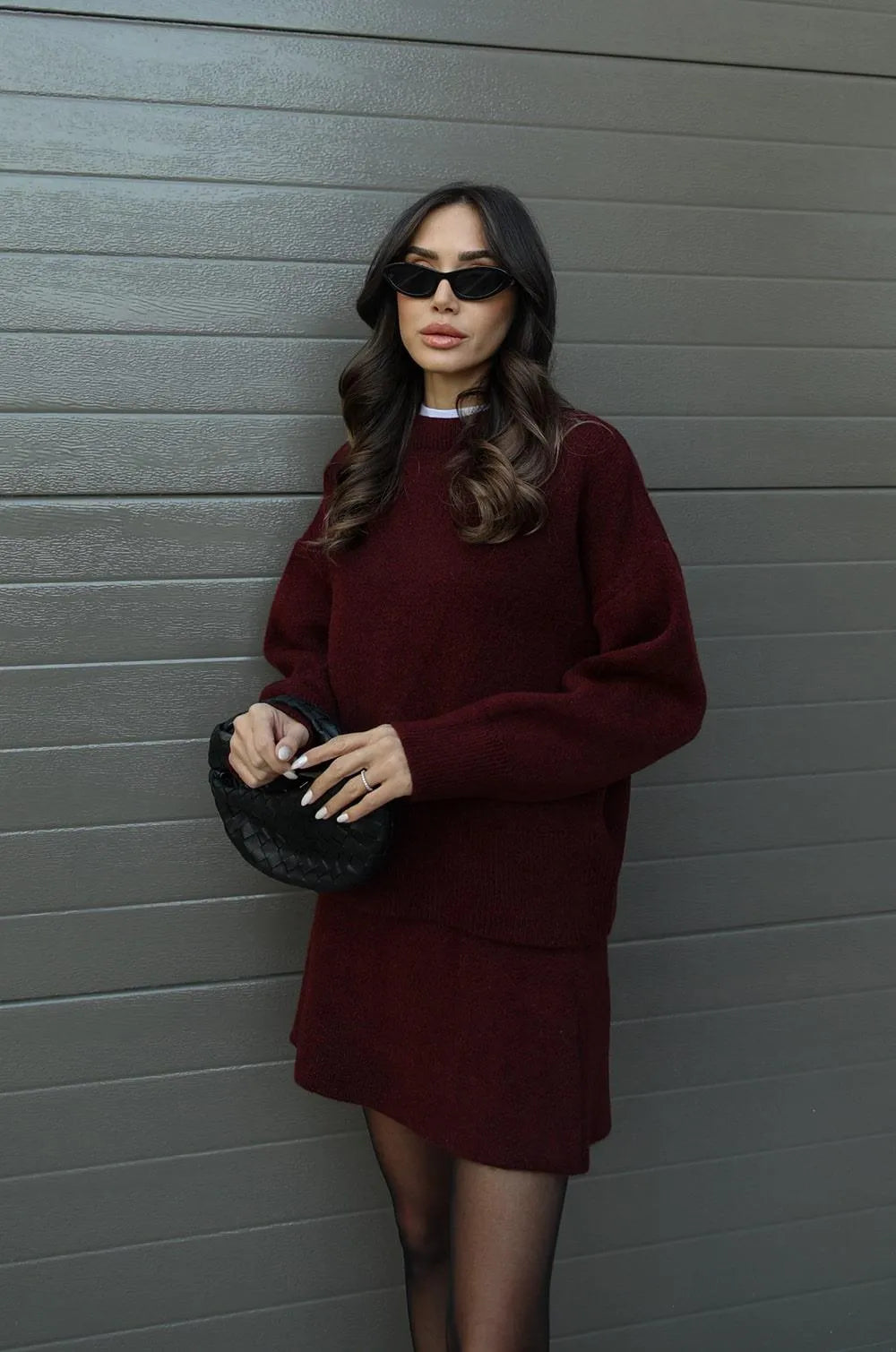 Sweater & Skirt | Knit Blend | Chic Fall Outfit