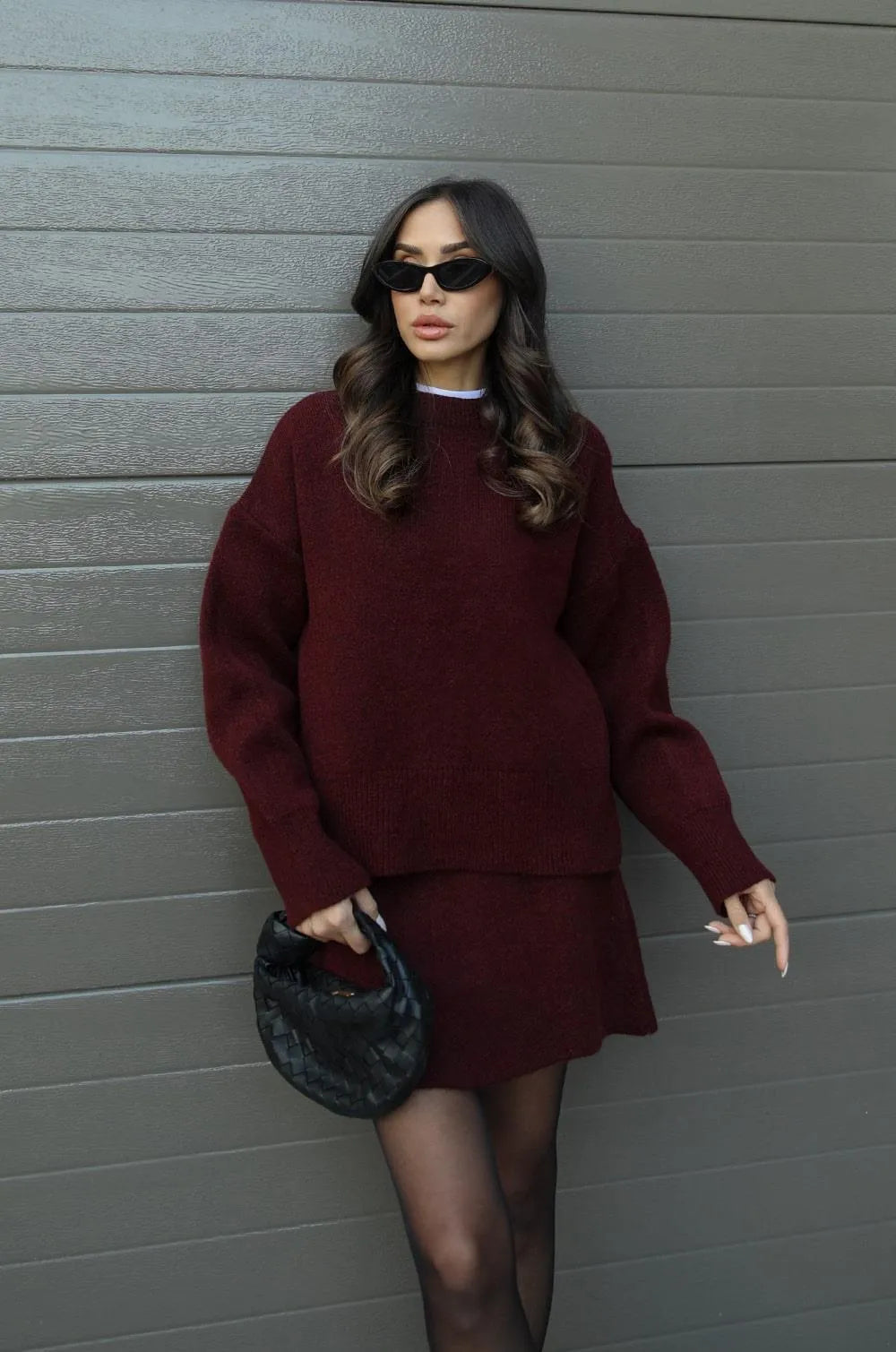 Sweater & Skirt | Knit Blend | Chic Fall Outfit