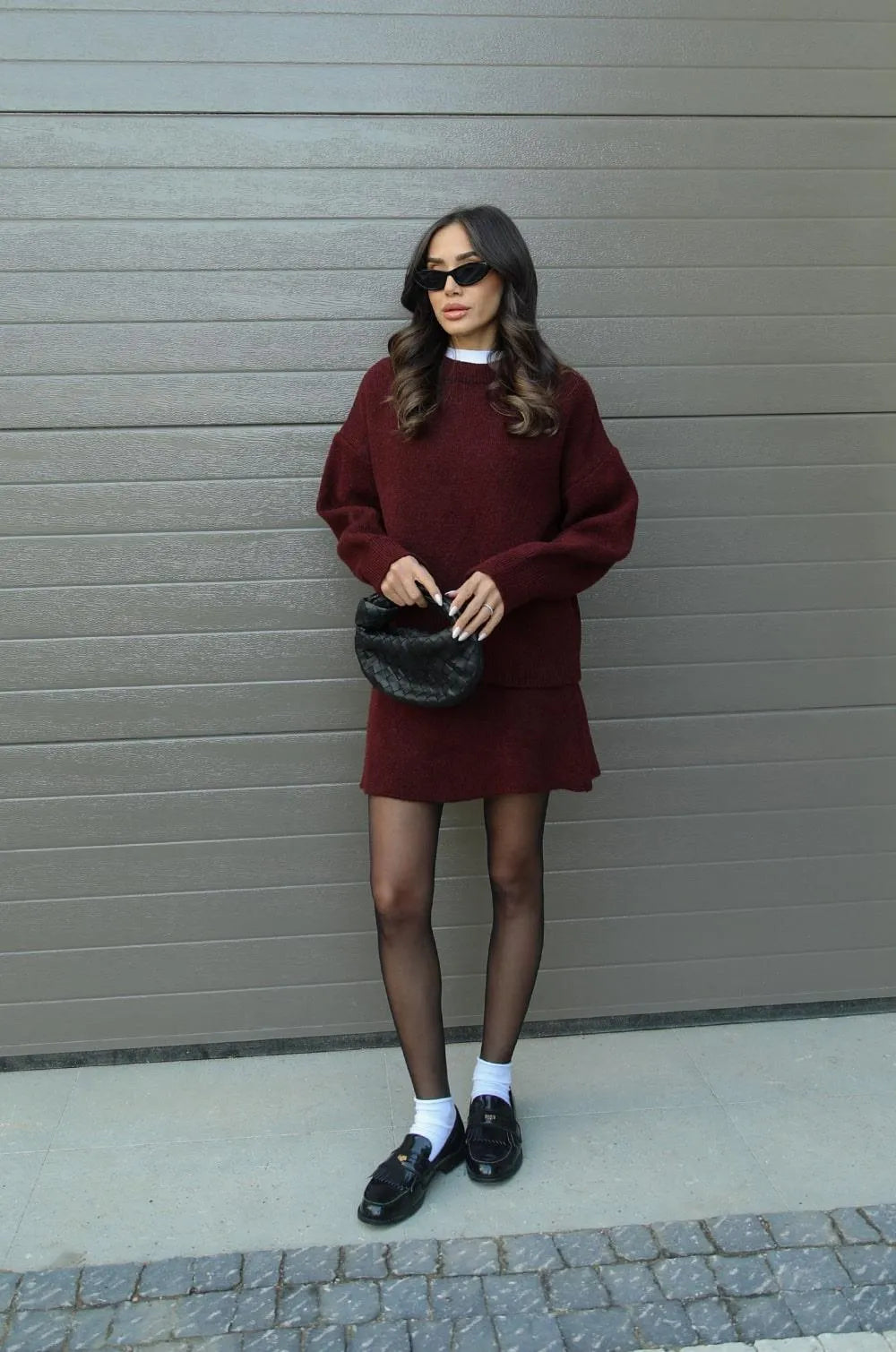 Sweater & Skirt | Knit Blend | Chic Fall Outfit