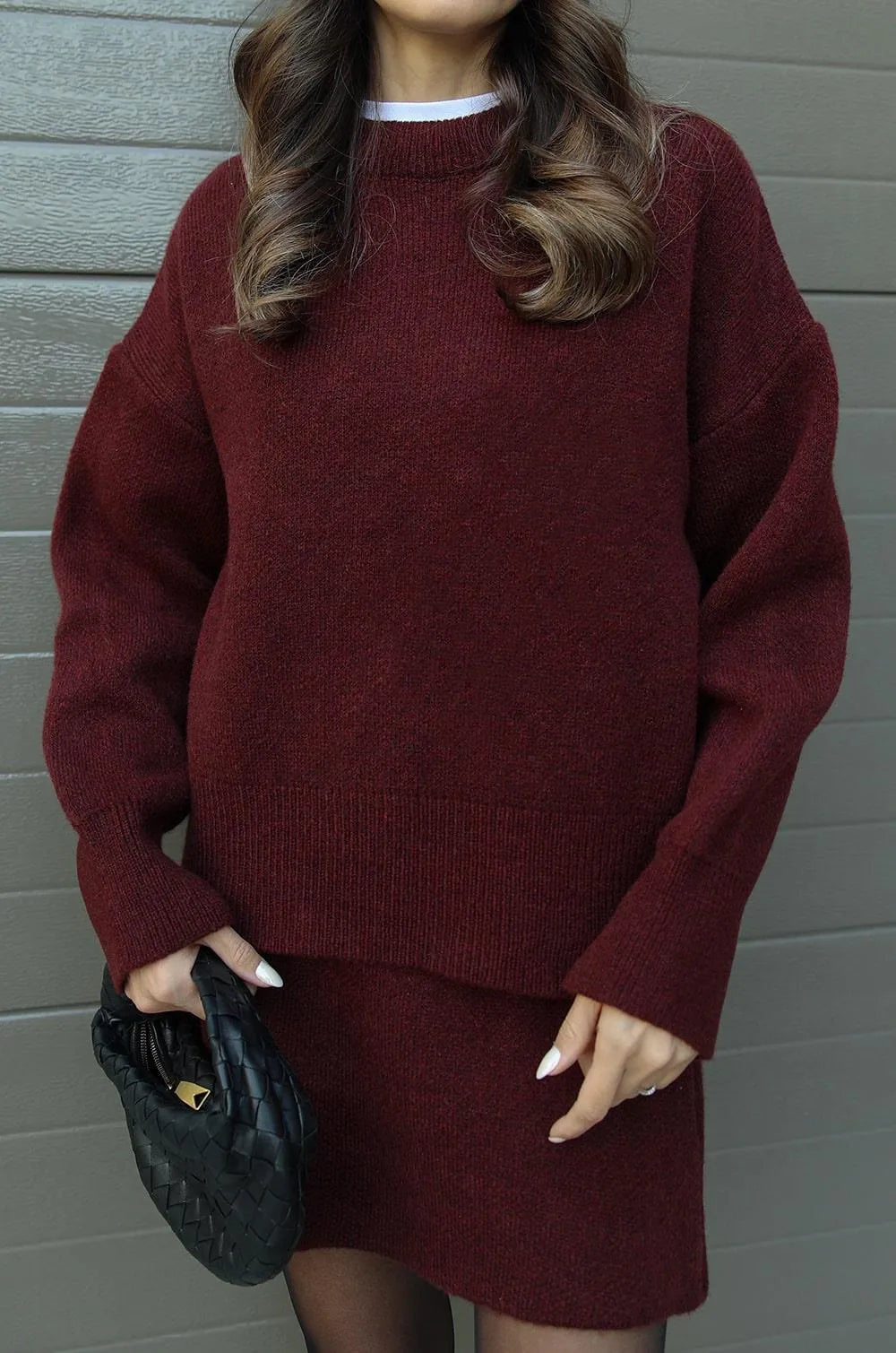 Sweater & Skirt | Knit Blend | Chic Fall Outfit