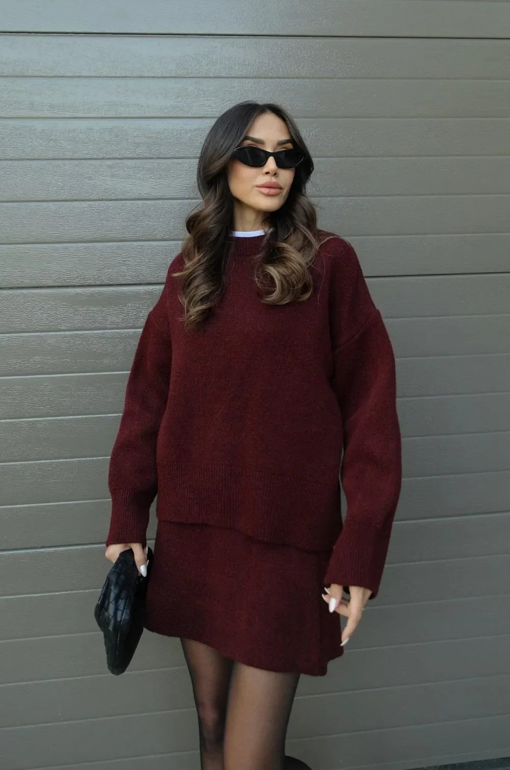 Sweater & Skirt | Knit Blend | Chic Fall Outfit