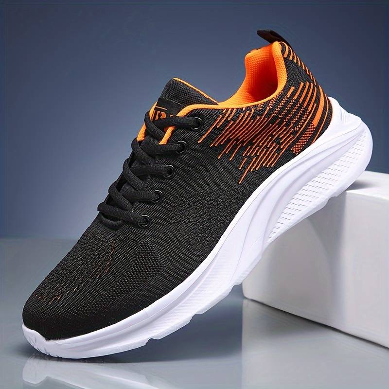 Breathable Knit Running Shoes | Lightweight Cushioning | Anti-Slip Sole | Everyday Active Wear
