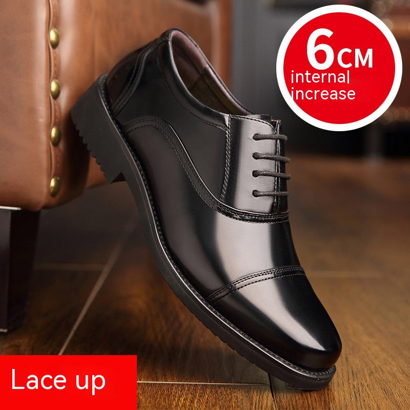 Men's Genuine Leather Shoes | Three-Joint Design, Durable Build | Formal and Everyday Wear