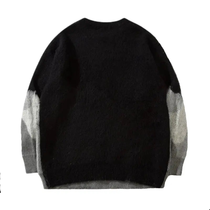 Oversized Animal Graphic Knit Sweater | Soft Knit | Playful Style