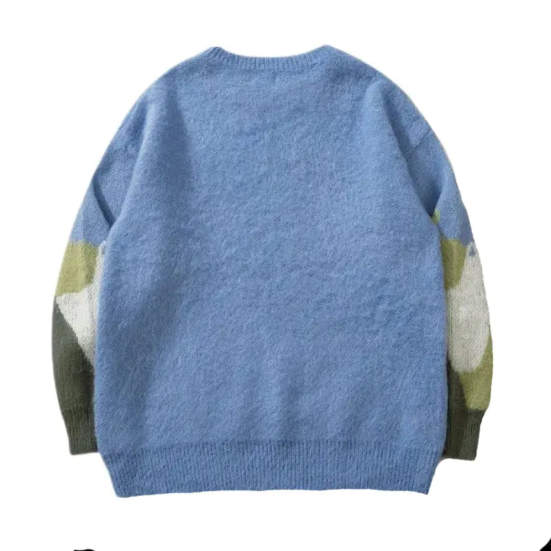 Oversized Animal Graphic Knit Sweater | Soft Knit | Playful Style
