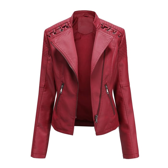Faux Leather Biker Jacket | Stylish & Bold | Casual & Night Out