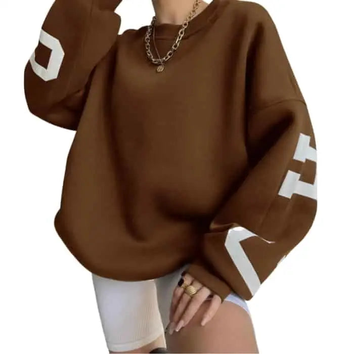 Oversized Graphic Sweatshirt | Bold Lettering | Casual Comfort