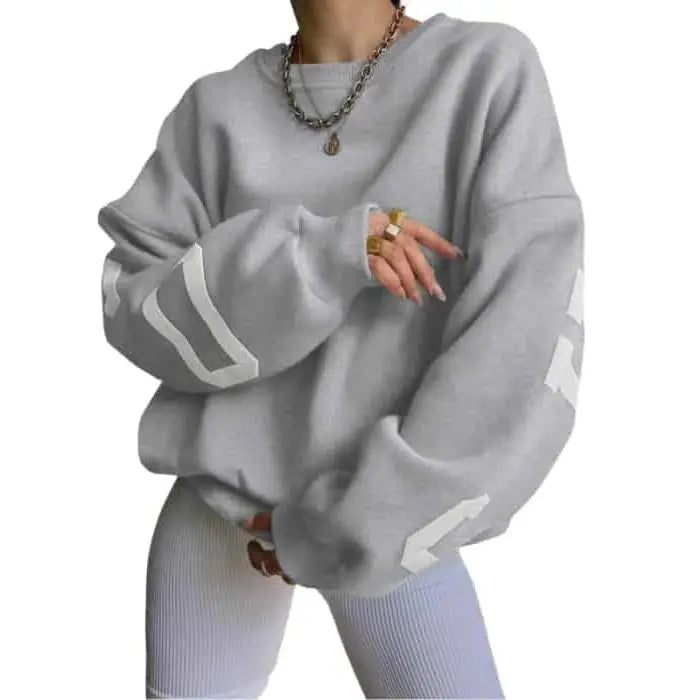 Oversized Graphic Sweatshirt | Bold Lettering | Casual Comfort