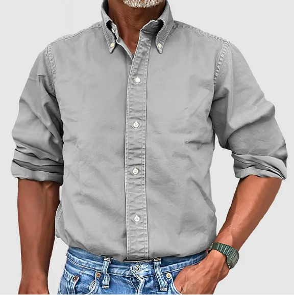 Classic Button-Up Shirt | 100% Cotton | Versatile and Timeless