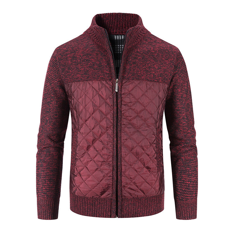 Knitted Jacket | Quilted Design | Smart Casual Wear