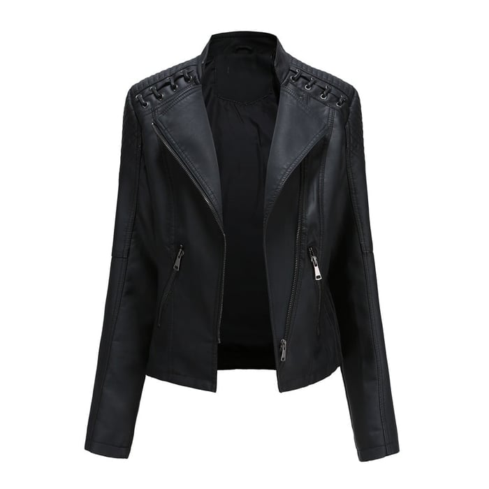 Faux Leather Biker Jacket | Stylish & Bold | Casual & Night Out