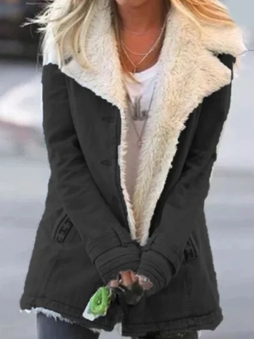 Faux Shearling Lined Jacket | Cozy & Stylish | Winter Essential