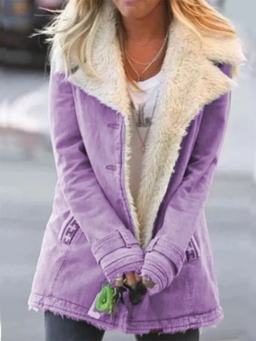 Faux Shearling Lined Jacket | Cozy & Stylish | Winter Essential