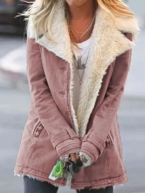 Faux Shearling Lined Jacket | Cozy & Stylish | Winter Essential