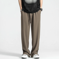 Wide-Leg Lounge Pants | Soft Polyester | Relaxed Fit
