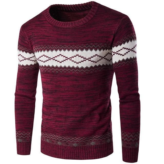 Nordic Knit Sweater | Cotton Blend | Classic Winter Style