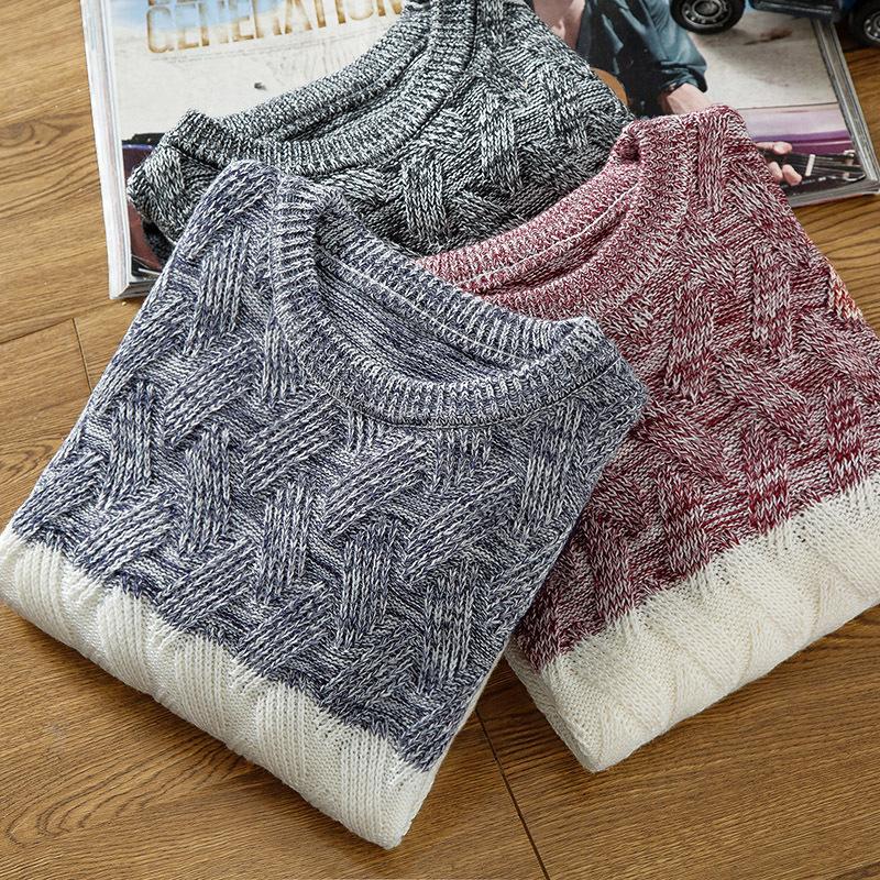 Color-Block Knit Sweater | Cotton Blend | Bold Winter Style