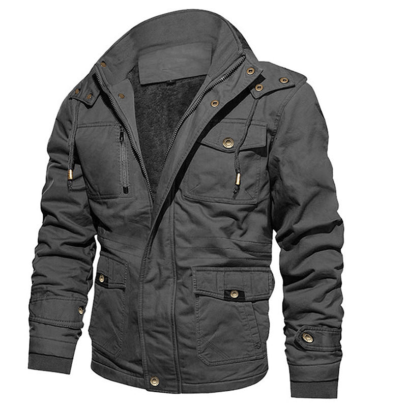 Utility Winter Jacket | Fleece-Lined | Durable Cotton Blend