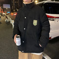 Padded Winter Jacket with Badge | Polyester | Warm and Stylish