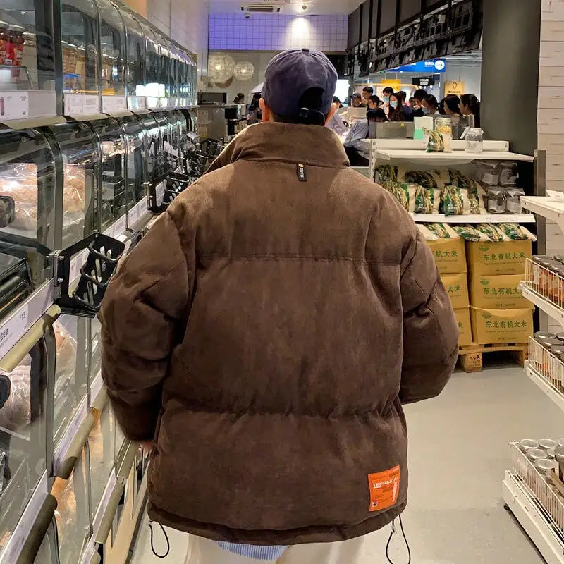 Padded Winter Jacket with Badge | Polyester | Warm and Stylish