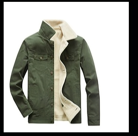 Sherpa-Lined Trucker Jacket | Cotton | Warm Winter Essential