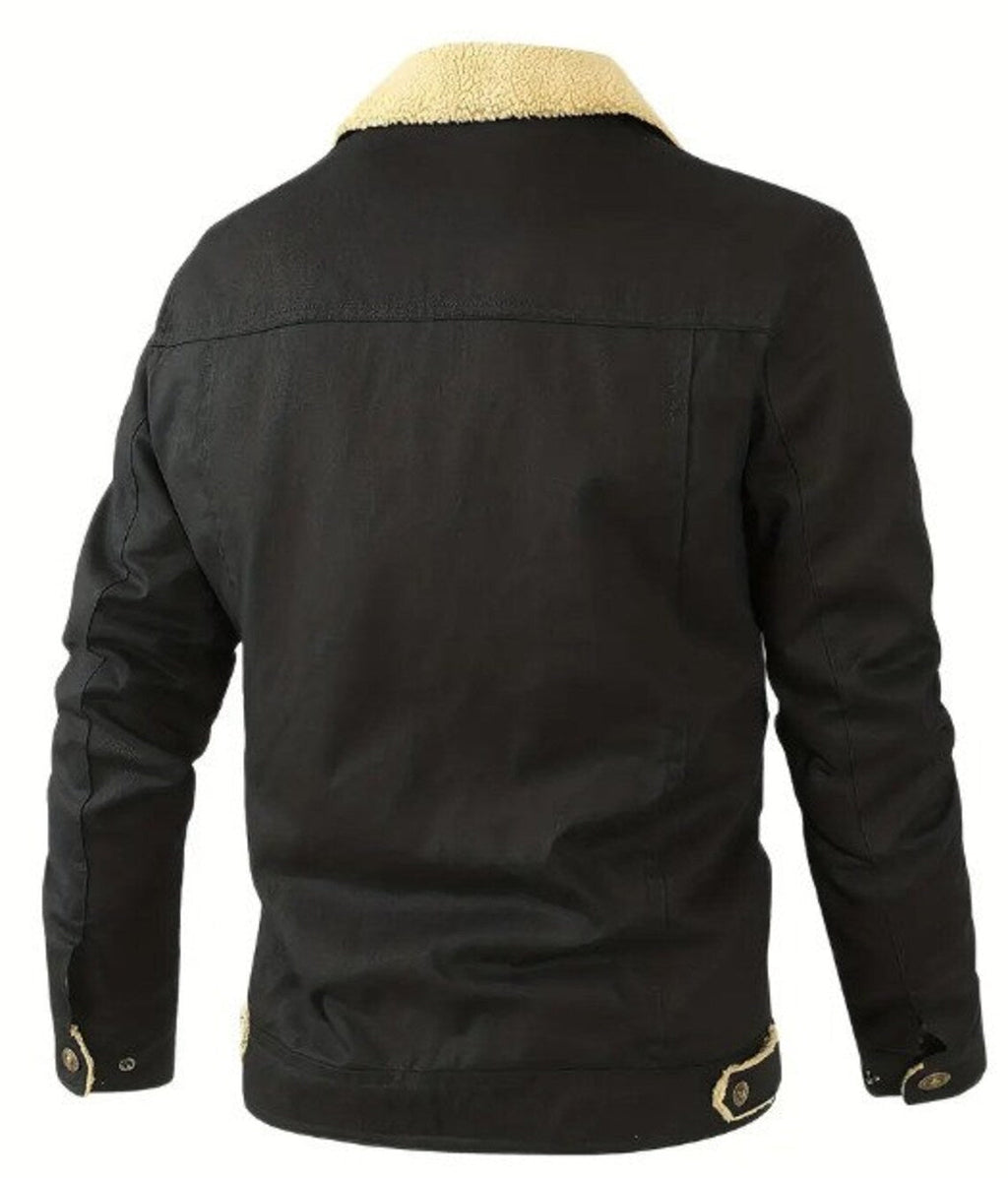 Sherpa-Lined Jacket | Warm & Stylish | Rugged Outdoor Design