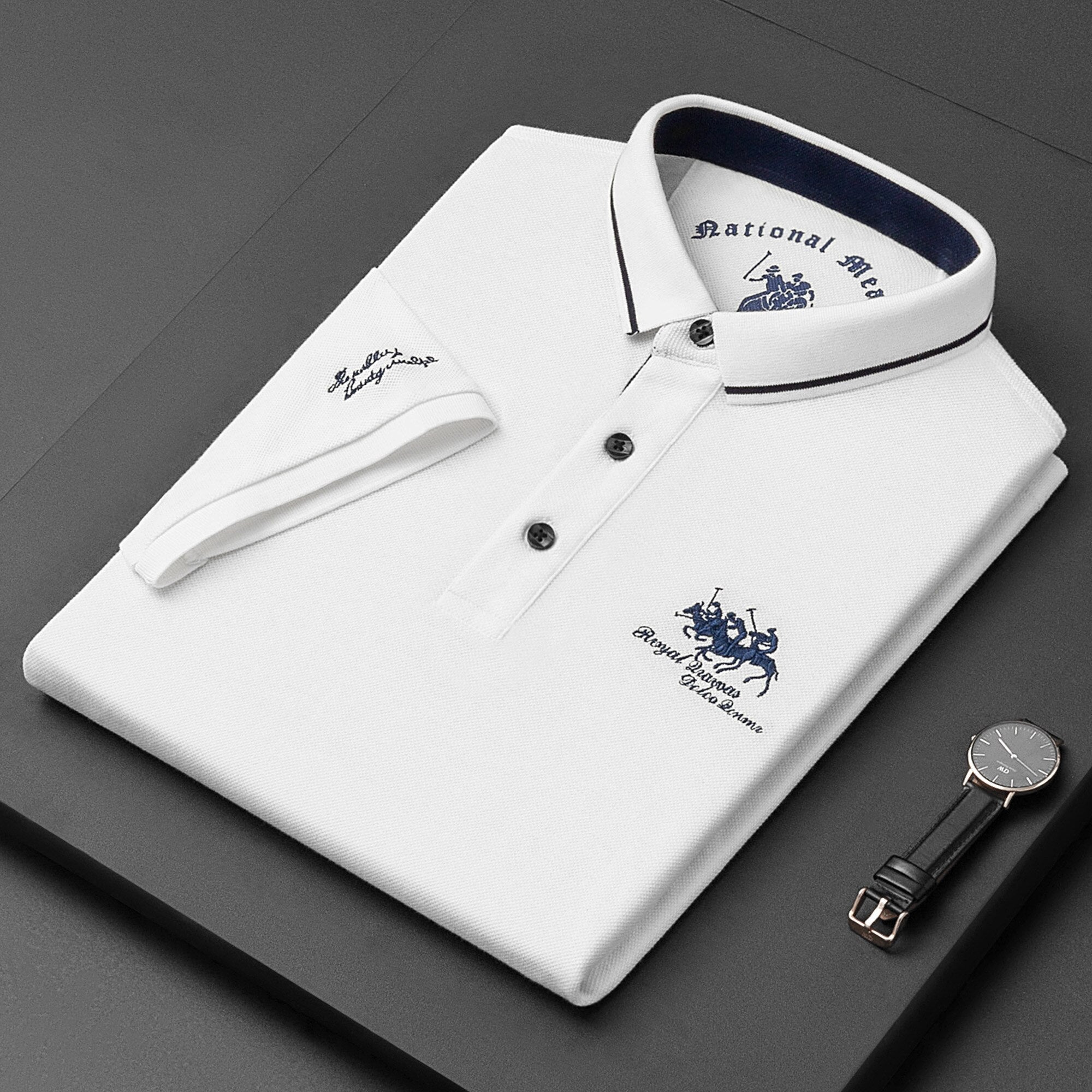 Classic Embroidered Polo Shirt | Men's Stylish and Comfortable Polo