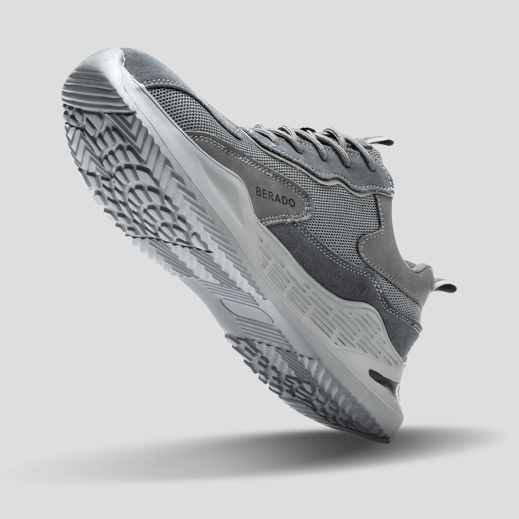 Lightweight Steel Toe Work Sneakers | Breathable Design | Anti-Slip Sole | Industrial Safety Shoes