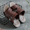 Men’s Casual Leather Sandals | Breathable, Durable, and Stylish