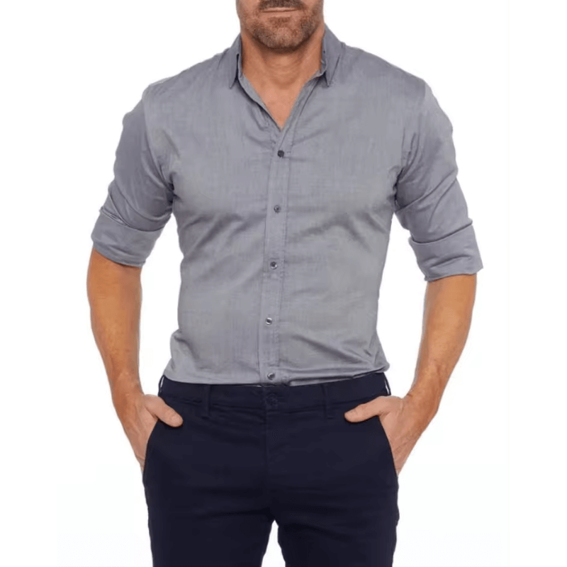 Men's Slim-Fit Dress Shirt | Classic Style & Modern Comfort