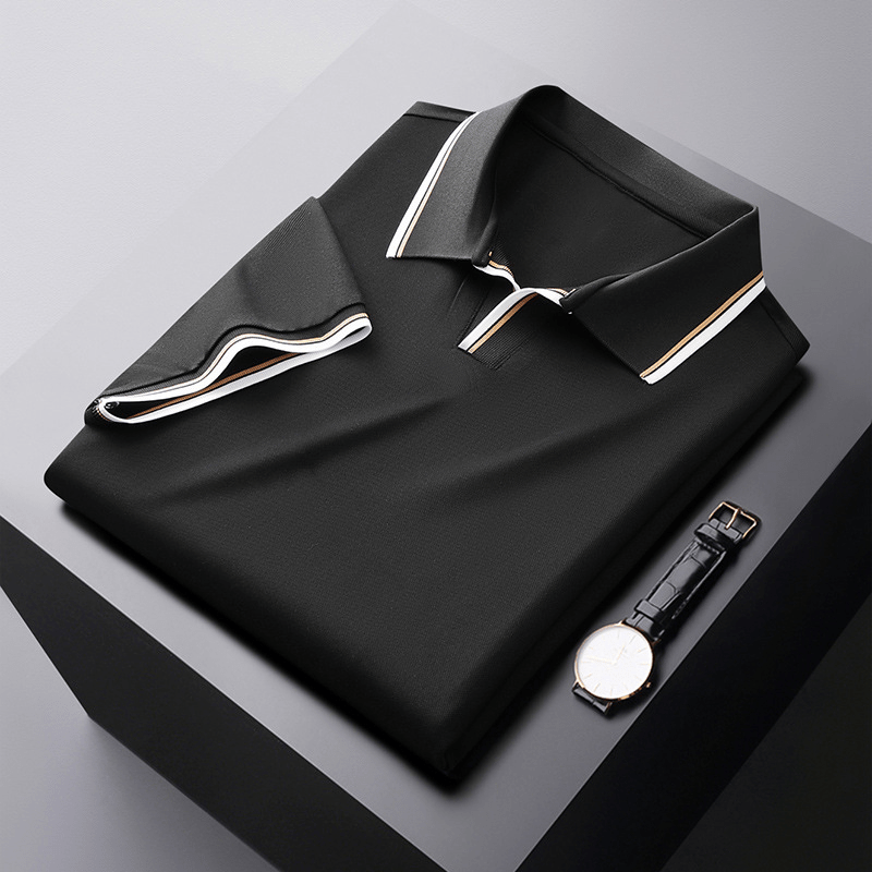 Classic Contrast Polo Shirt | Breathable Cotton Blend | Timeless Smart Style