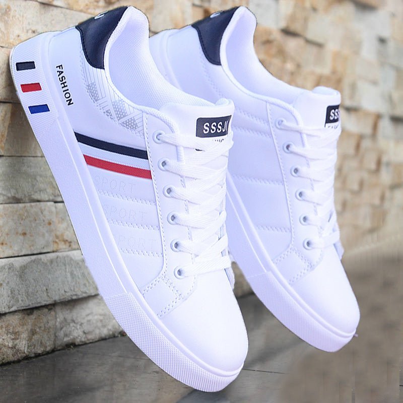Classic Low-Top Sneakers | Lightweight Comfort | Faux Leather | Everyday Wear