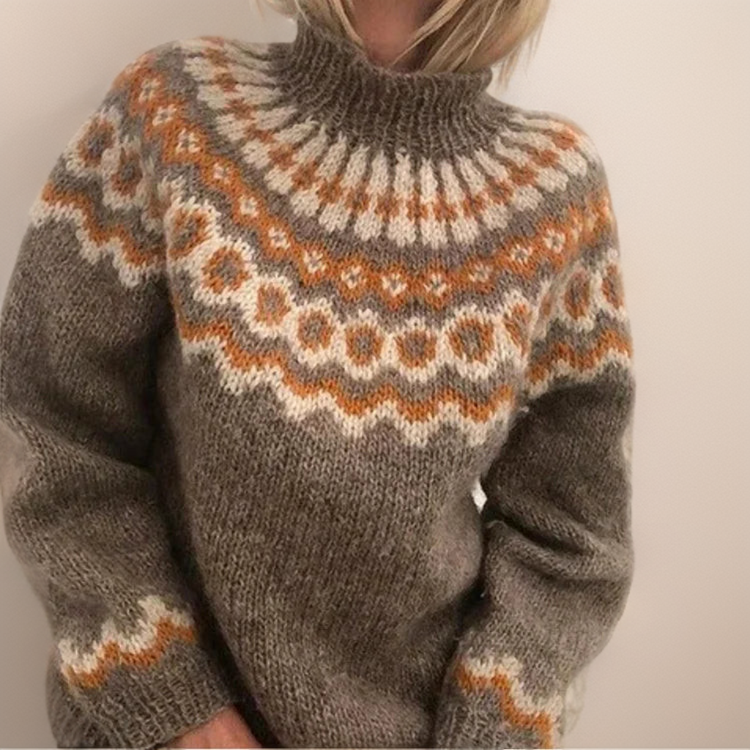 Knitted Nordic Jumper | Cosy Patterned Design | Winter Wear