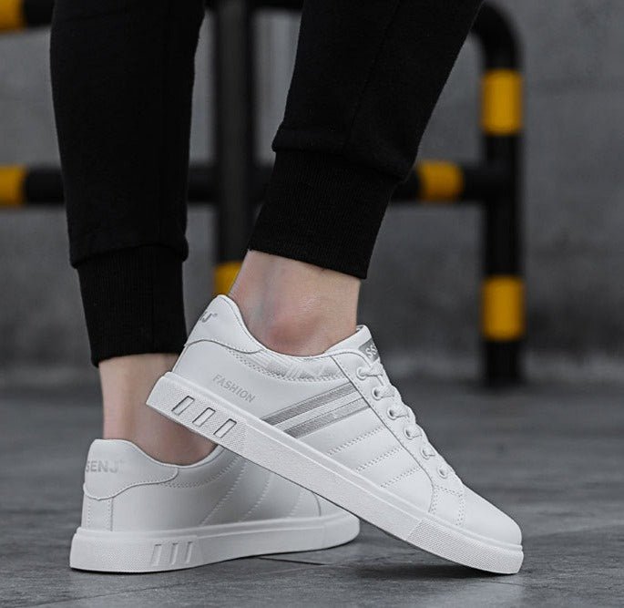 Classic Low-Top Sneakers | Lightweight Comfort | Faux Leather | Everyday Wear