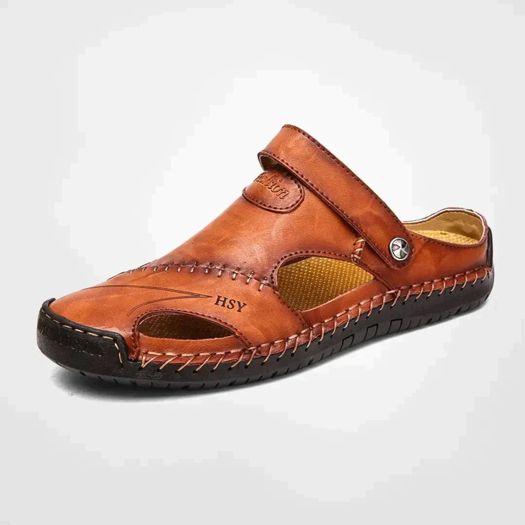 Men’s Leather Summer Sandals | Breathable, Durable, and Comfortable