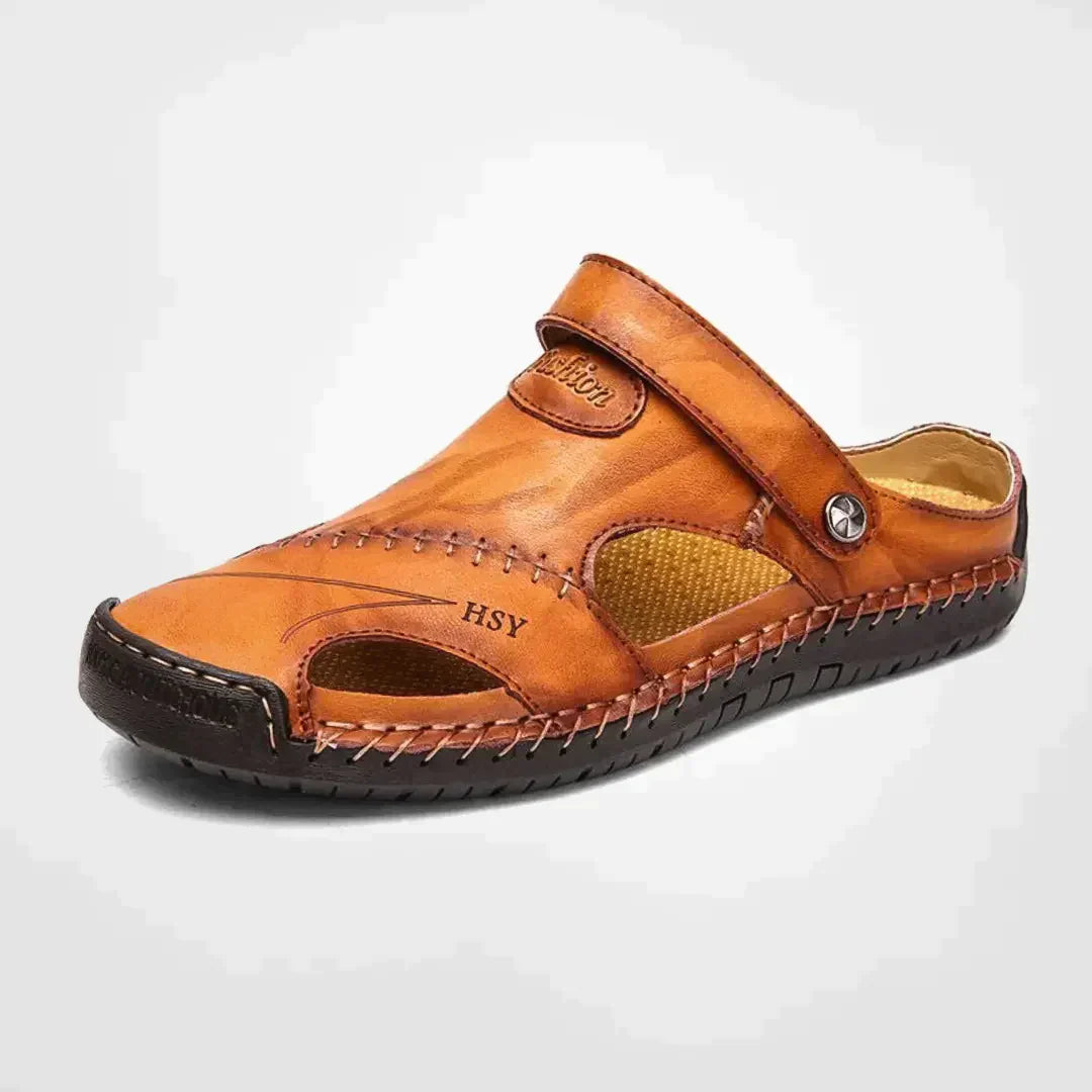 Men’s Leather Summer Sandals | Breathable, Durable, and Comfortable