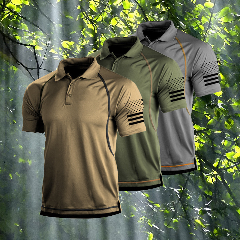 Men's Tactical Polo Shirt | Lightweight & Durable | Outdoor Performance Wear